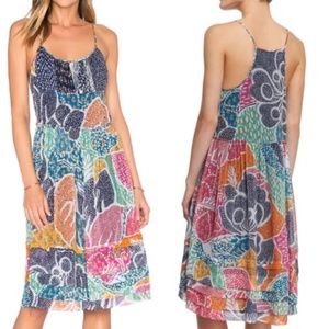 Diane Von Furstenberg Floral Silk Shift Dress